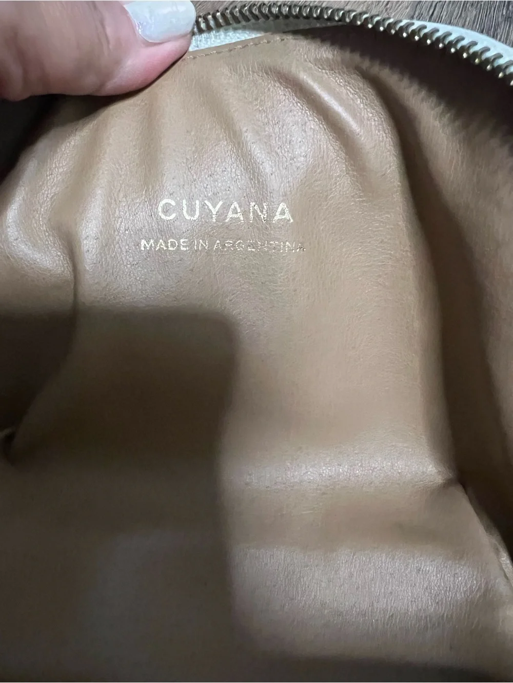 Leather Cosmetic Pouch Cuyana
